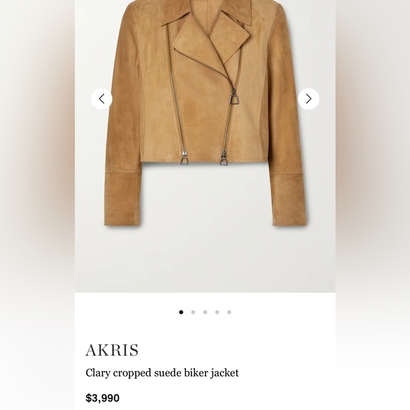 Akris suede jacket - Picture 4 of 4